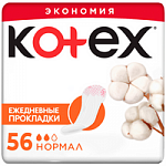kotex Прокладки ежедневные Normal 56 шт